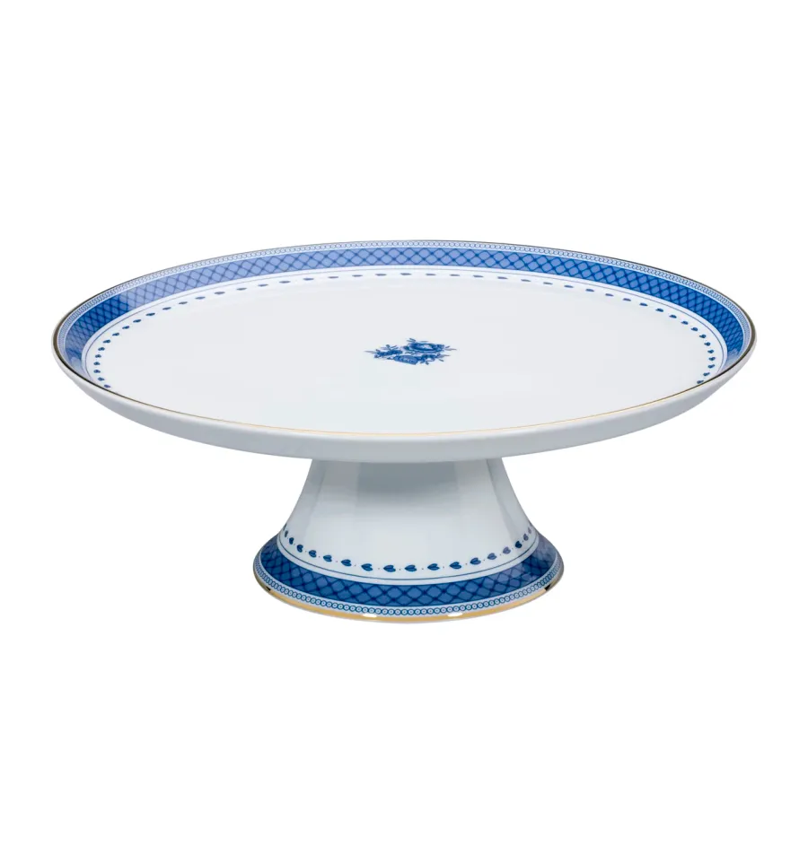 picture 1 Porcelain cake stand on a large leg from the unique Cozinha Velha collection - Vista Alegre