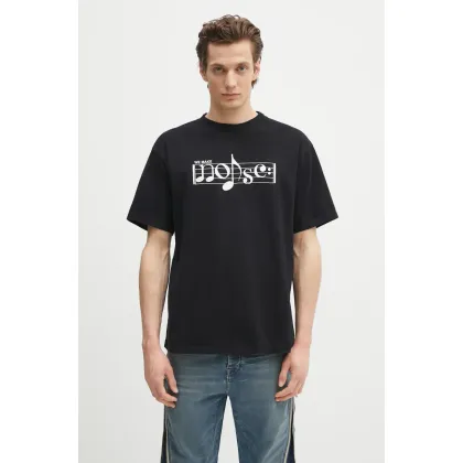 Zdjęcie Undercover t-shirt bawełniany C/S męski kolor czarny z nadrukiem UP1E4809