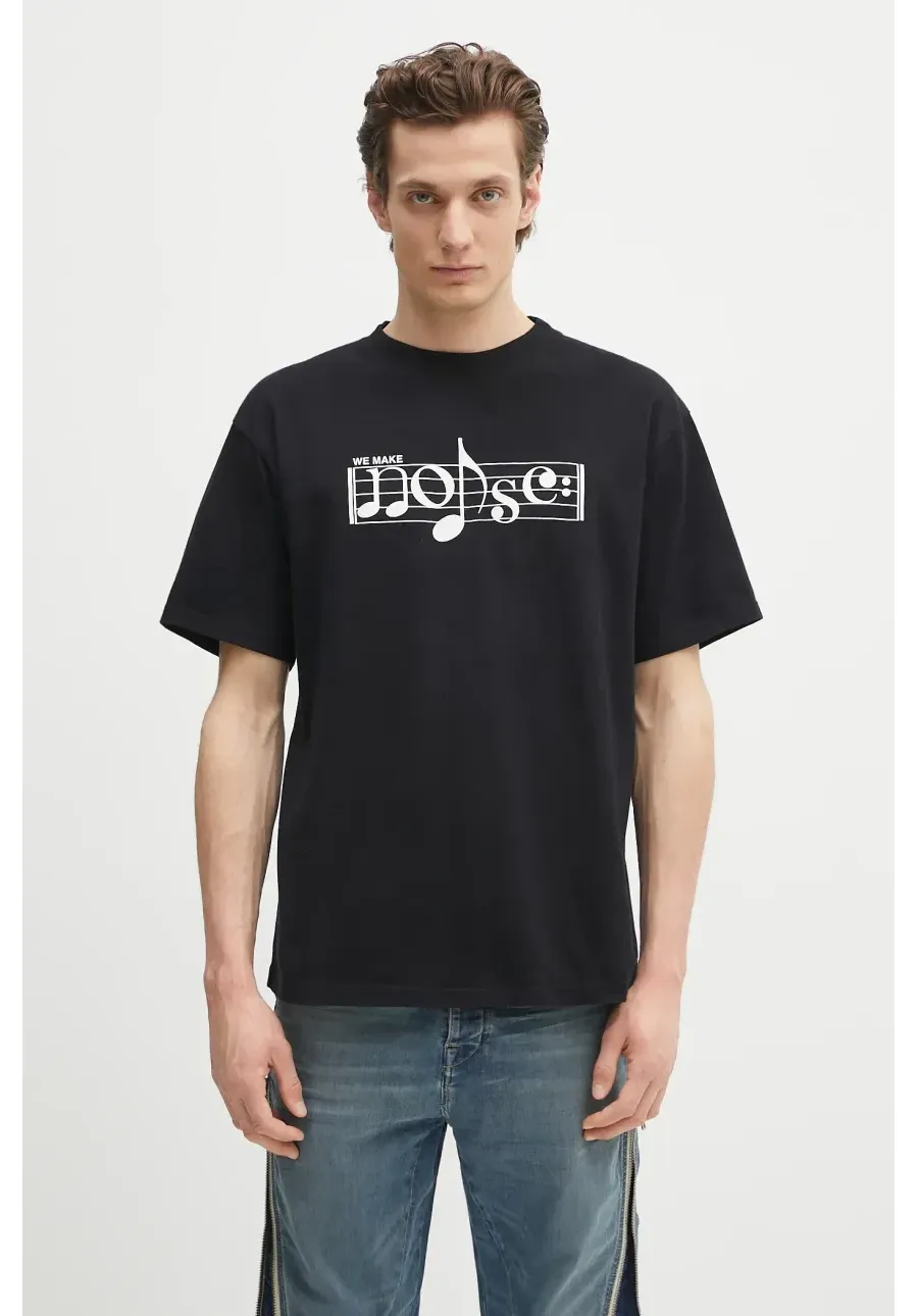 obrazek 1 Undercover t-shirt bawełniany C/S męski kolor czarny z nadrukiem UP1E4809