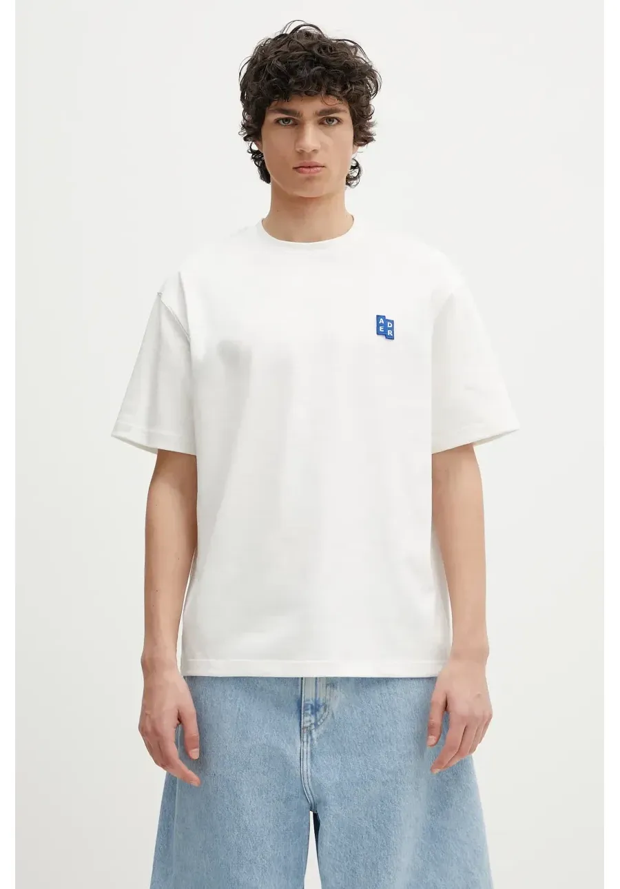 obrazek 1 Ader Error t-shirt Apparel-Top męski kolor biały gładki BO42FYTS0101OW