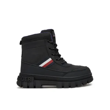Zdjęcie Tommy Hilfiger Trapery Stripes Fur Boot T3X5-33713-1487 S Czarny