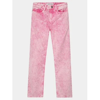 Zdjęcie Calvin Klein Jeans Jeansy IG0IG02270 Różowy Straight Fit