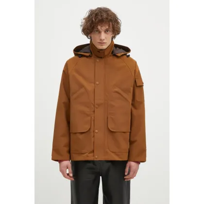 Zdjęcie Carhartt WIP kurtka Clarton Jacket męska kolor brązowy przejściowa oversize I033871.00SXX