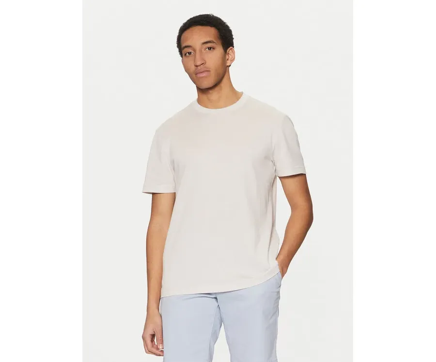 obrazek 1 Calvin Klein T-Shirt K10K114166 Beżowy Regular Fit