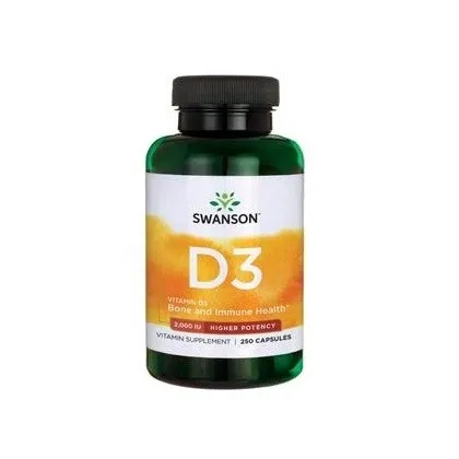 Zdjęcie Swanson Witamina D3 2000 j.m. Kapsułki