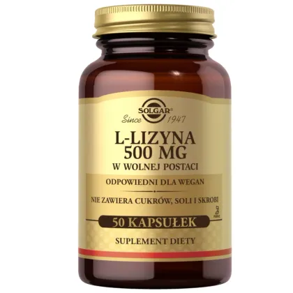 Zdjęcie Solgar L-Lizyna 50 Kapsułek