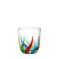 Zdjęcie Designerski komplet 6 szklanek z weneckiego szkła (400 ml)