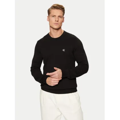 Zdjęcie Calvin Klein Jeans Sweter J30J326745 Czarny Regular Fit