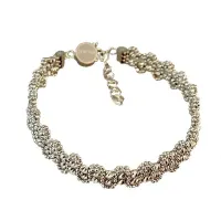 Picture Stylish Italian chain bracelet with intertwined balls