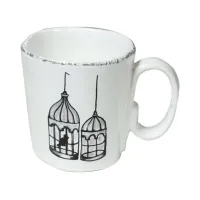 Picture Exclusive white ceramic mug with a picture - Virginia Casa