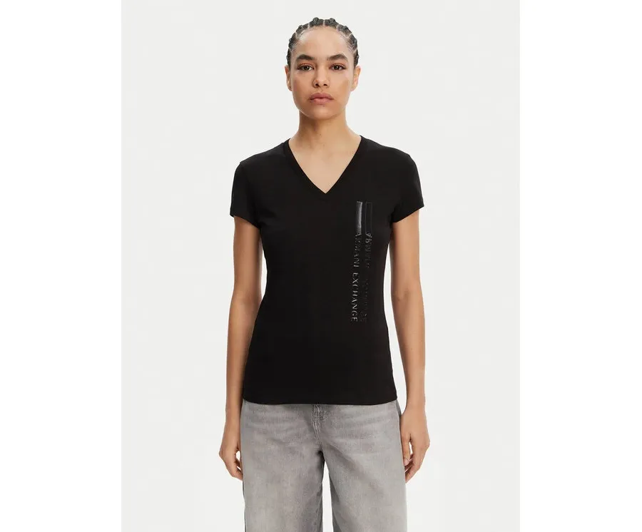obrazek 1 Armani Exchange T-Shirt XW000529 AF10356 UC001 Czarny Slim Fit