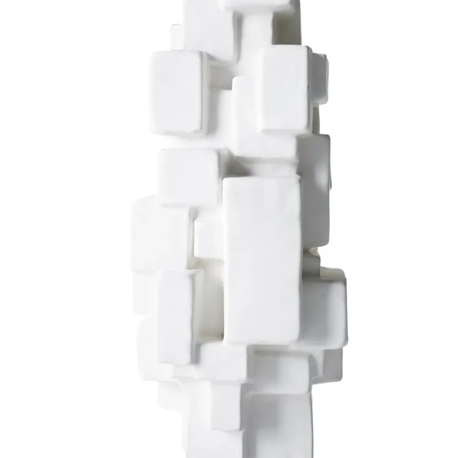 obrazek 2 Rzeźbiona ceramiczna lampa stołowa H.100xL.45xP.45 cm