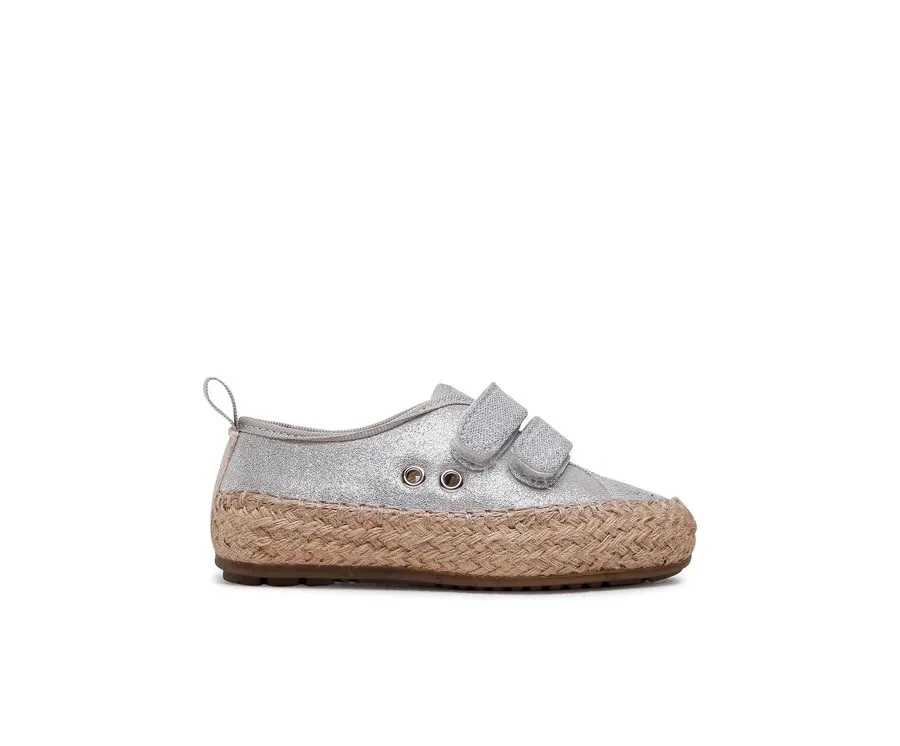 obrazek 1 EMU Australia Espadryle Millner Metallic K12506 Srebrny