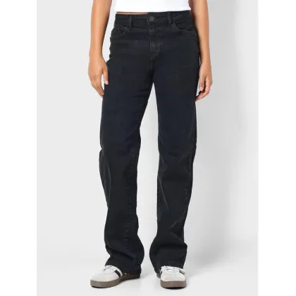 Zdjęcie Noisy May Jeansy Yolanda 27029317 Czarny Wide Leg