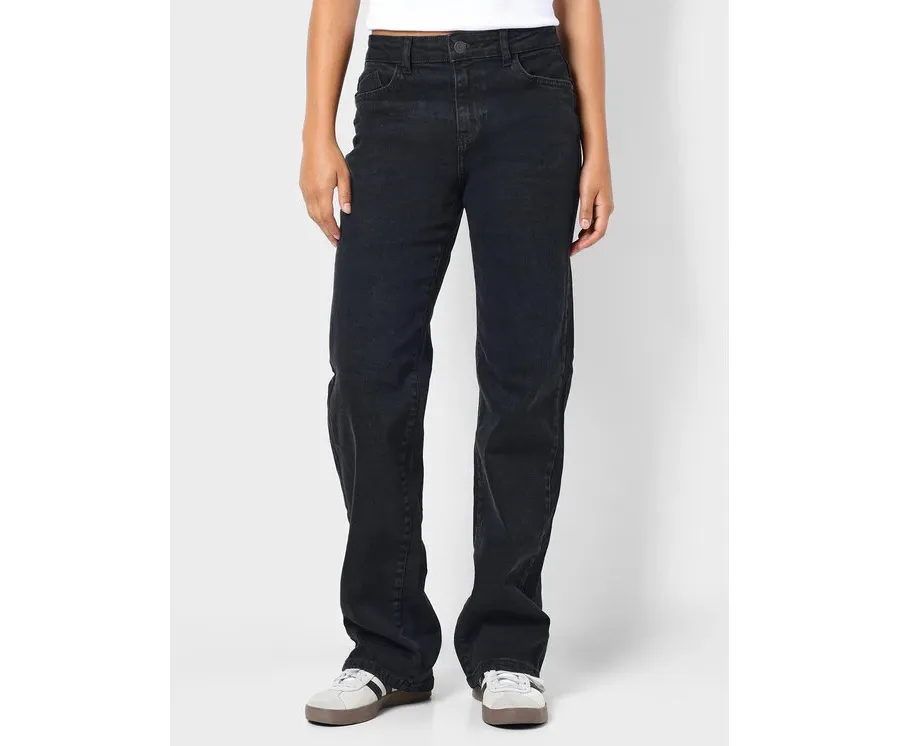 obrazek 1 Noisy May Jeansy Yolanda 27029317 Czarny Wide Leg