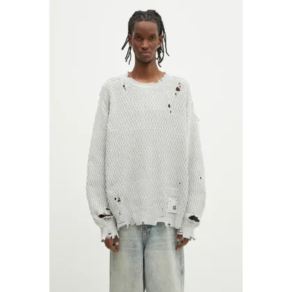 Zdjęcie Maison MIHARA YASUHIRO sweter Sun Faded męski kolor szary J14SW702