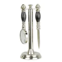 Picture A unique magnifying glass with a letter opener on the base