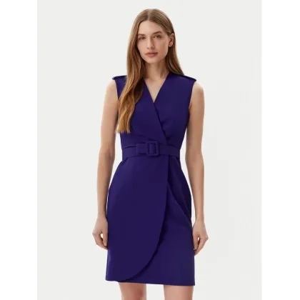 Zdjęcie ARTIGLI Sukienka koktajlowa ACAB000846 Granatowy Slim Fit