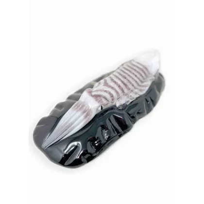 Zdjęcie Ciekawa rzeźba mątwy wykonana ze szkła Murano