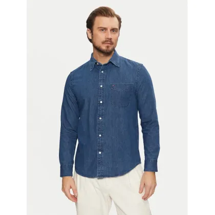 Zdjęcie Tommy Hilfiger Koszula jeansowa MW0MW37581 Niebieski Regular Fit