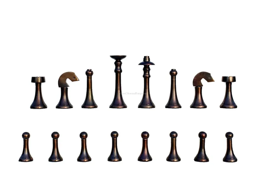 obrazek 4 Prestiżowe szachy mosiężne z serii Elegant - The Chess Empire