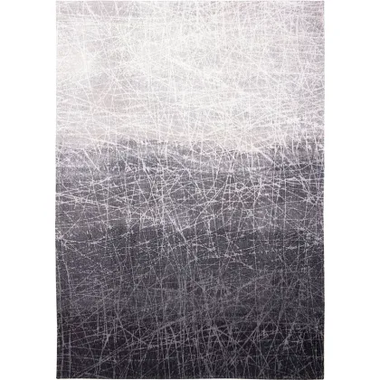 Picture Stylish black modern rug - WIND CHILL GRAY 8881