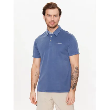 Zdjęcie Columbia Polo Nelson Point 1772721 Niebieski Regular Fit