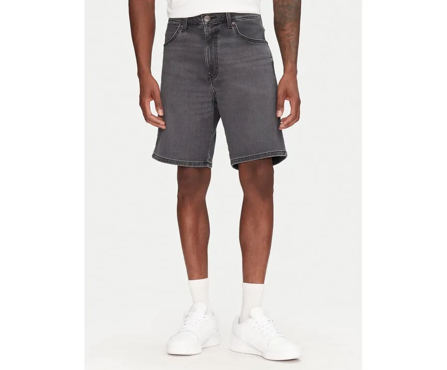 obrazek 1 Wrangler Szorty jeansowe Frontier 112364834 Szary Relaxed Fit