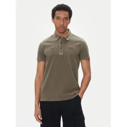 Zdjęcie Aeronautica Militare Polo 251PO1852J677 Khaki Regular Fit