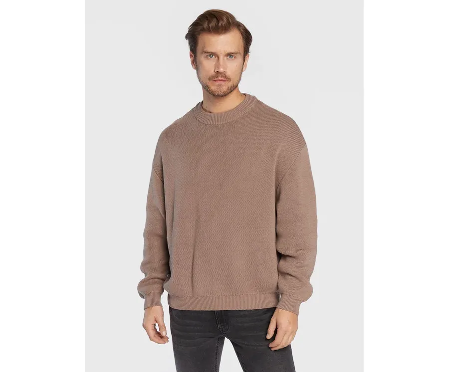 obrazek 1 Redefined Rebel Sweter Bastian 212056 Brązowy Regular Fit
