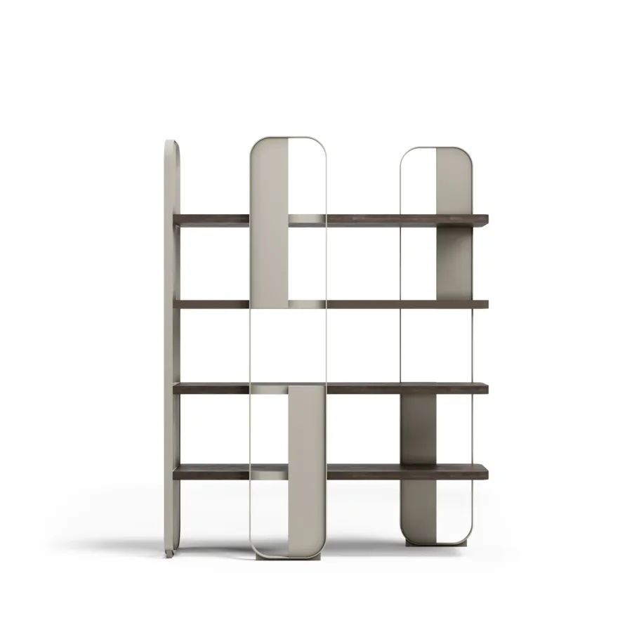 obrazek 4 Prestiżowa włoska biblioteczka do salonu lub gabinetu - styl modernistyczny