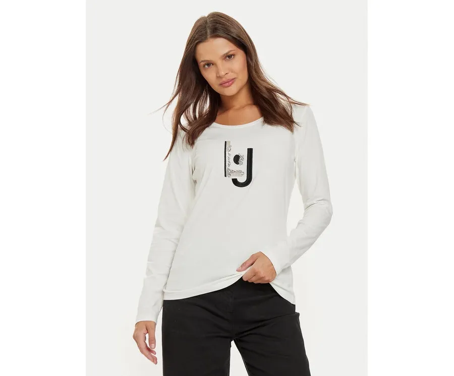obrazek 1 Liu Jo Sport Bluzka TF4206 JS088 Biały Regular Fit