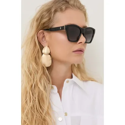 Zdjęcie Burberry okulary przeciwsłoneczne ARDEN damskie kolor czarny 0BE4391