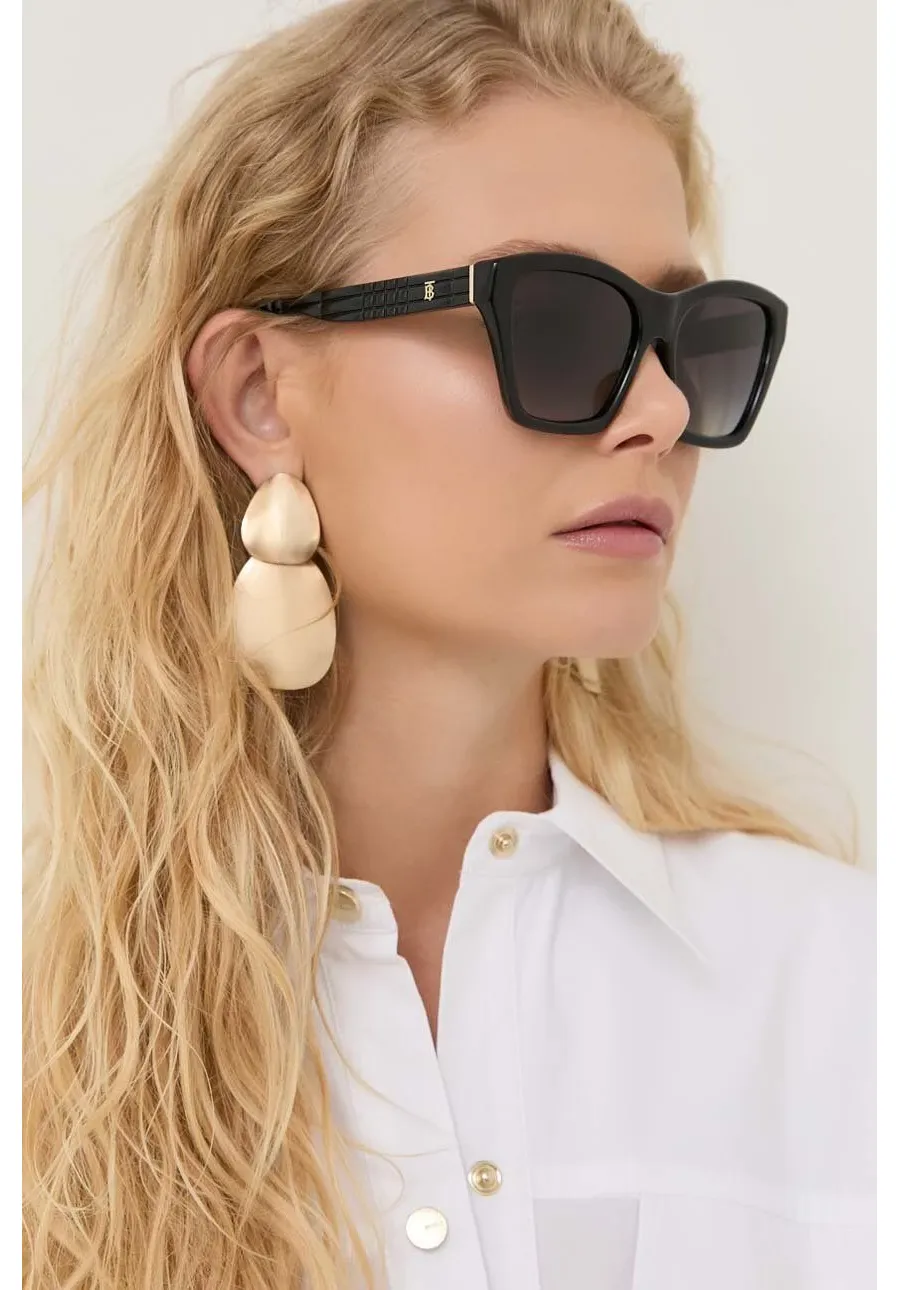 obrazek 1 Burberry okulary przeciwsłoneczne ARDEN damskie kolor czarny 0BE4391