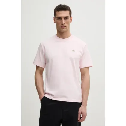 Zdjęcie Lacoste t-shirt bawełniany kolor różowy TH7318