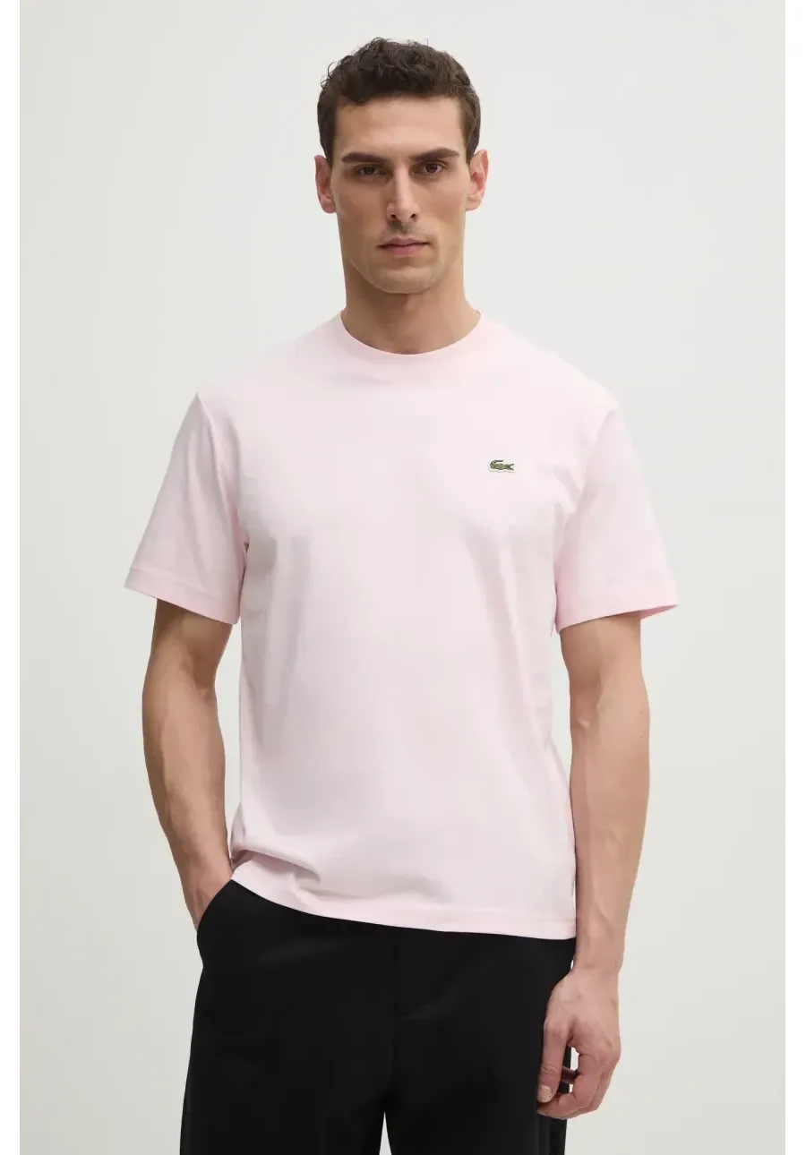 obrazek 1 Lacoste t-shirt bawełniany kolor różowy TH7318