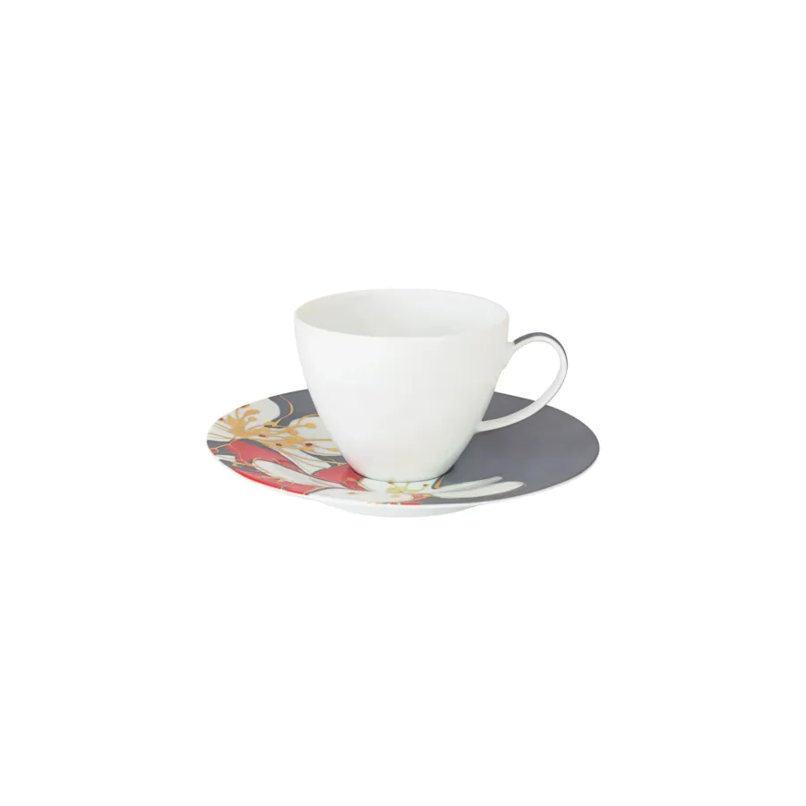 obrazek 34 Fantastyczny komplet porcelanowej zastawy stołowej 68 el. - Porcel