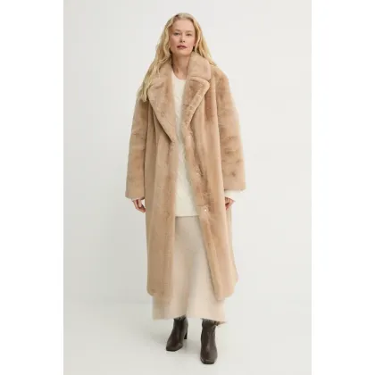 Zdjęcie Stand Studio płaszcz Maria Coat damski kolor beżowy przejściowy oversize 61122-9070