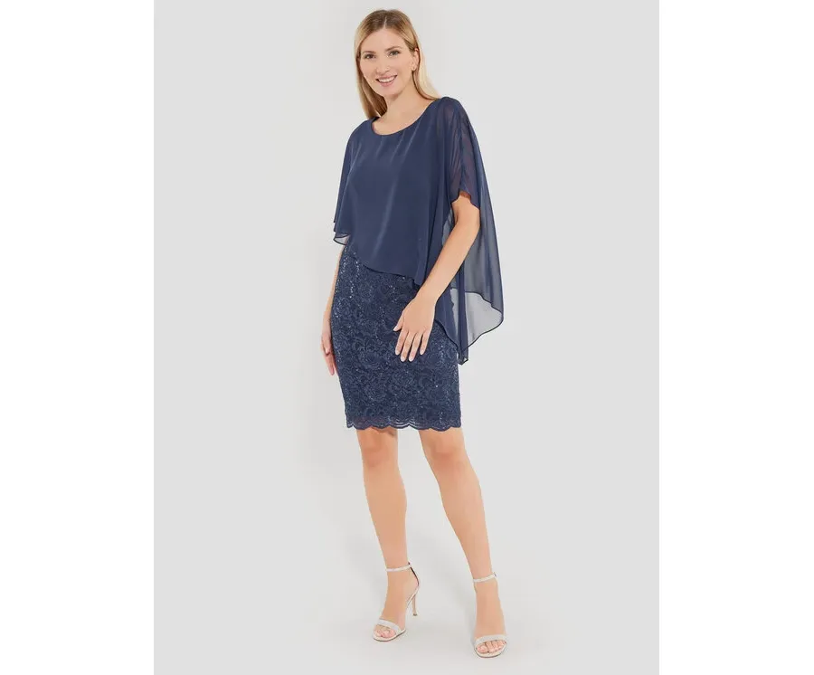 obrazek 1 Swing Sukienka koktajlowa 77760410 Granatowy Regular Fit
