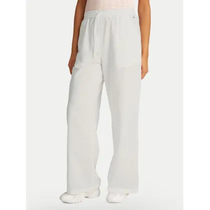 Zdjęcie Tommy Jeans Spodnie materiałowe DW0DW20352 Écru Regular Fit