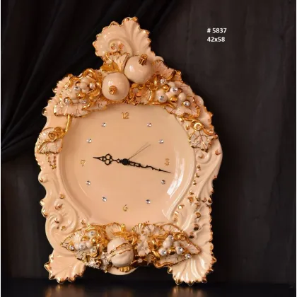 Zdjęcie Dekoracyjny zegar ceramiczny z Włoch