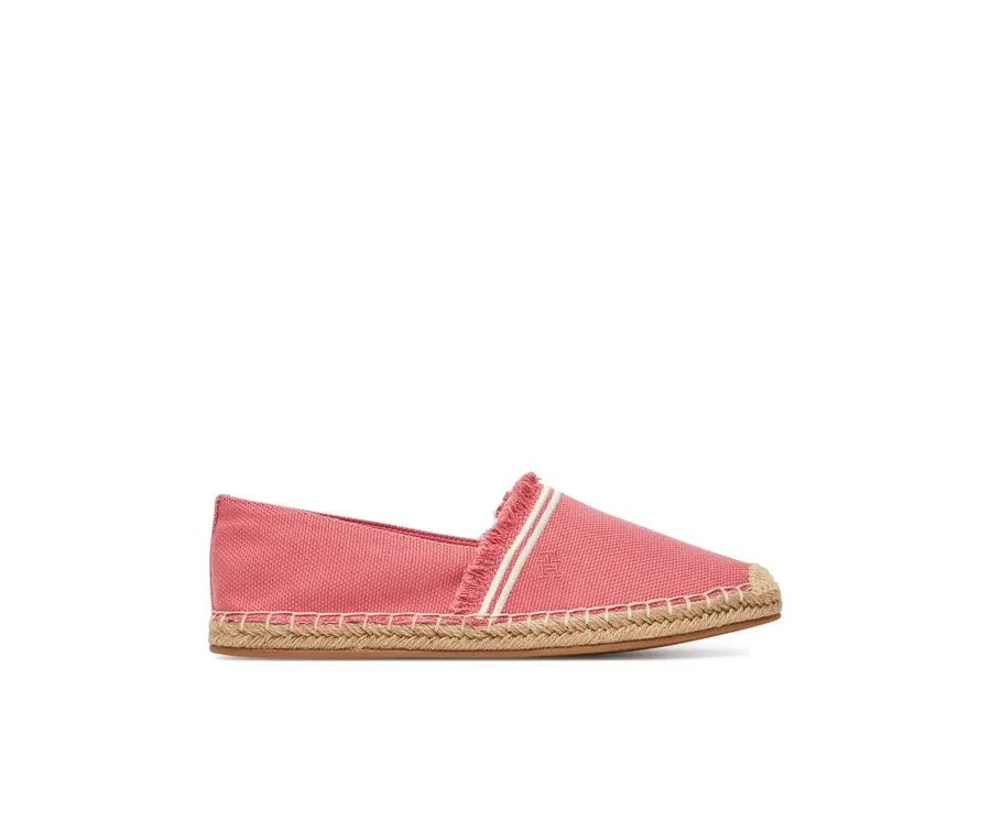 obrazek 1 Tommy Hilfiger Espadryle Fringe Canvas Closed Espadrille FW0FW08881 Różowy