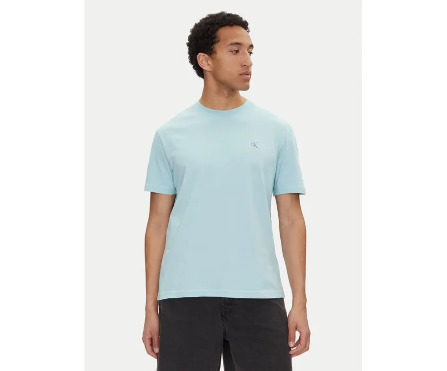 obrazek 1 Calvin Klein Jeans T-Shirt Painted J30J327523 Błękitny Regular Fit