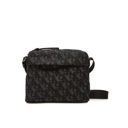 Zdjęcie Calvin Klein Saszetka Slouched Monogram Mini Zip Fligh LV04G3175G Czarny