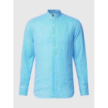 Zdjęcie Koszula lniana ze wzorem w paski model ‘KLARKE’