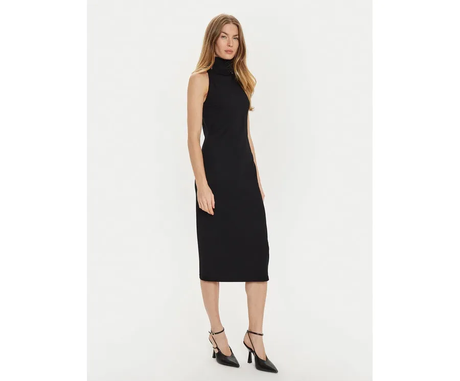 obrazek 1 TWINSET Sukienka dzianinowa 242TF3030 Czarny Slim Fit