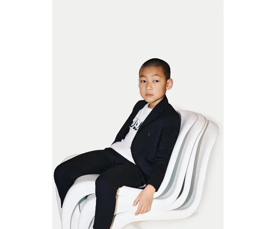 obrazek 1 Karl Lagerfeld Kids T-Shirt Z30254 D Biały Regular Fit