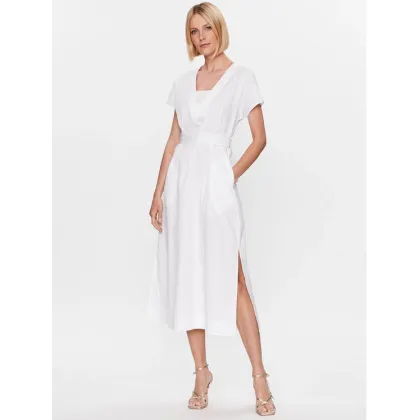 Zdjęcie Peserico Sukienka codzienna S02893A Biały Regular Fit