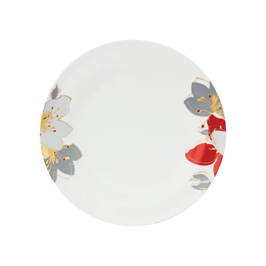 obrazek 10 Fantastyczny komplet porcelanowej zastawy stołowej 68 el. - Porcel