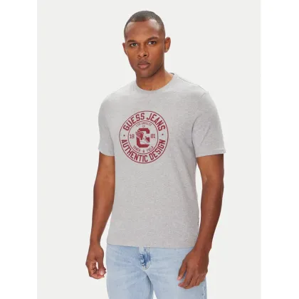 Zdjęcie Guess Jeans T-Shirt M5YI29 K8HM0 Szary Slim Fit